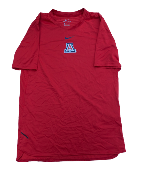 Sam Thomas Arizona Basketball Team Issued Workout Shirt (Size S)
