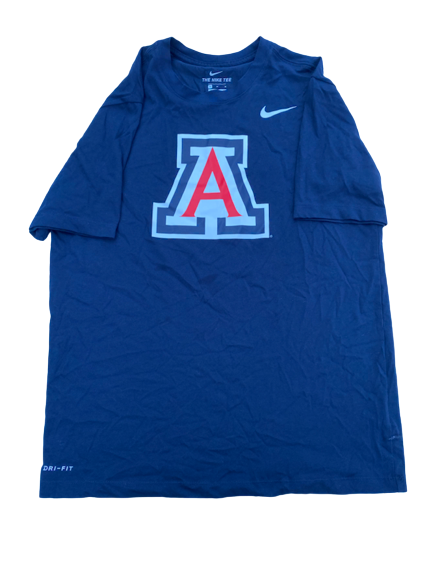 Sam Thomas Arizona Basketball Team Issued Workout Shirt (Size M)