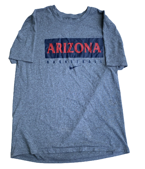 Sam Thomas Arizona Basketball Team Issued Workout Shirt (Size M)