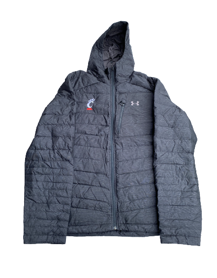 Chris Vogt Cincinnati Basketball Team Issued Winter Jacket (Size 2XL)