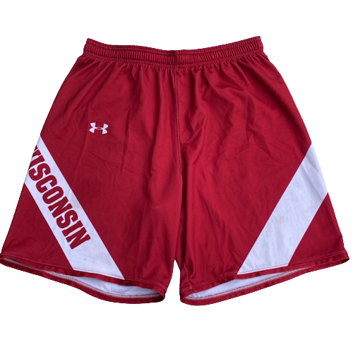 Chris Vogt Wisconsin Basketball Team Exclusive Practice Shorts (Size XL)