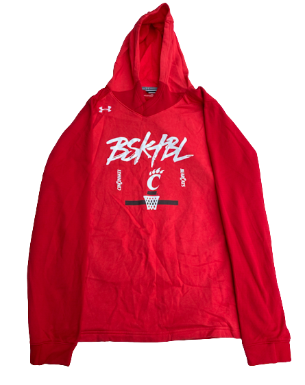 Chris Vogt Cincinnati Basketball Team Issued Sweatshirt (Size 2XL)