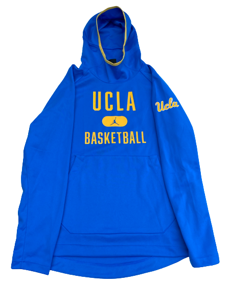 Johnny Juzang UCLA Basketball Team Issued JORDAN Travel Sweatshirt (Size XL)