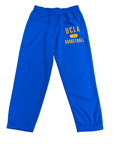 Johnny Juzang UCLA Basketball Team Issued JORDAN Travel Sweatpants (Size XL)