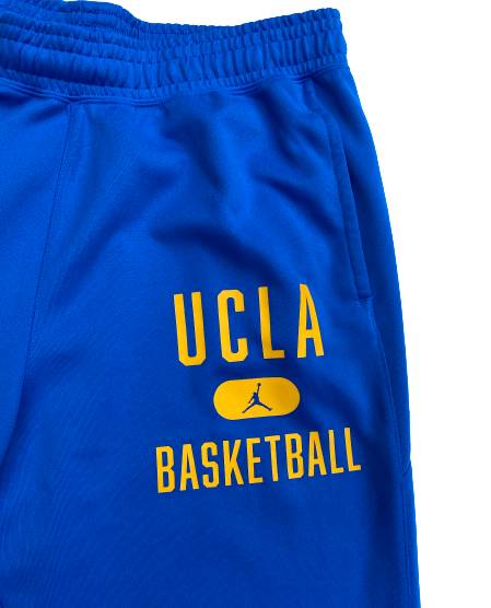 Johnny Juzang UCLA Basketball Team Issued JORDAN Travel Sweatpants (Size XL)