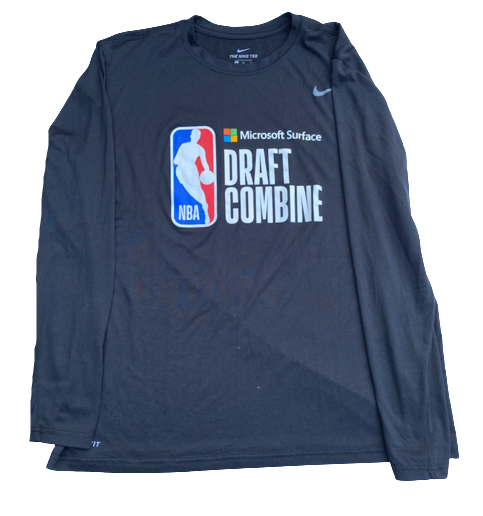 Johnny Juzang Exclusive NBA Draft Combine Long Sleeve Shooting Shirt (Size XL)