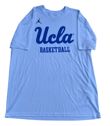 Johnny Juzang UCLA Basketball Team Exclusive JORDAN Workout Shirt (Size XL)