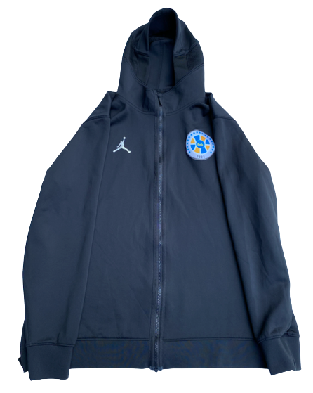 Johnny Juzang UCLA Basketball Player Exclusive 2022 JORDAN Warm-Up Jacket (Size XL)