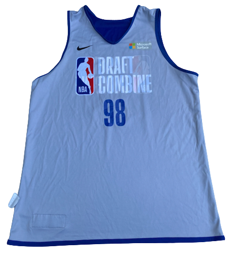 Johnny Juzang NBA Draft Combine Reversible Practice / Scrimmage Jersey (Size XLT)