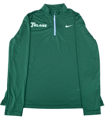 Danyelle Williams Tulane Volleyball Team Issued Quarter-Zip Pullover (Size Women&