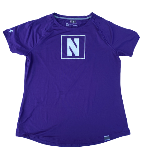 Danyelle Williams Northwestern Volleyball Team Issued Workout Shirt (Size Women&