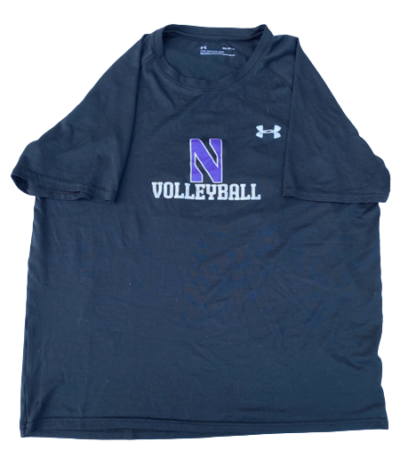 Danyelle Williams Northwestern Volleyball Team Issued Workout Shirt (Size M)