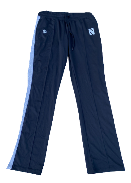 Danyelle Williams Northwestern Volleyball Team Issued Sweatpants (Size LT)