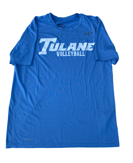 Danyelle Williams Tulane Volleyball Team Issued Workout Shirt (Size M)