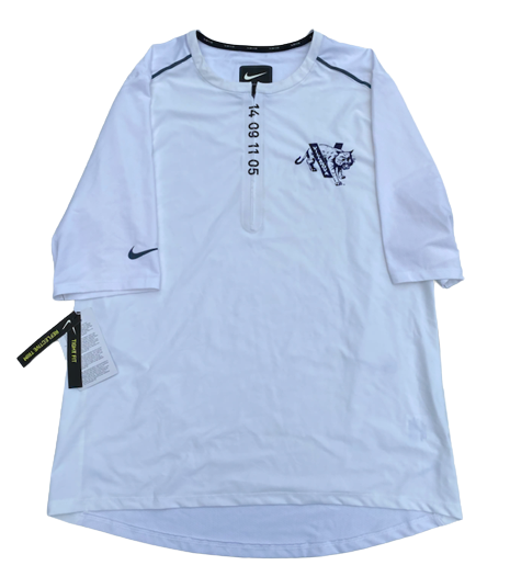 Villanova Basketball Team Exclusive Short Sleeve Quarter-Zip Pullover (Size L) - New with Tags
