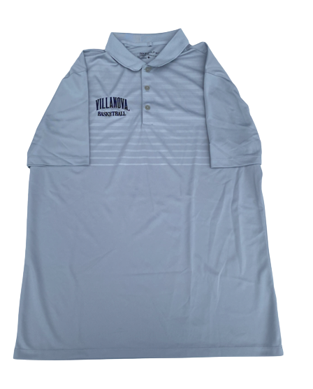 Villanova Basketball Team Issued Travel Polo Shirt (Size L)