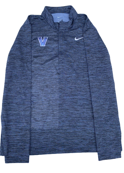 Villanova Basketball Team Issued Quarter-Zip Pullover (Size L)