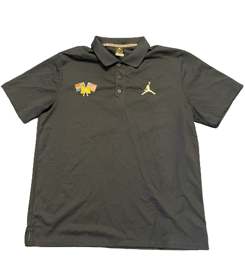 Adam Shibley Michigan Football Team Exclusive 2019 South Africa Trip Polo Shirt (Size XL)