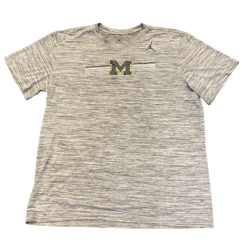 Adam Shibley Michigan Football Team Exclusive "FIFTY POINT SHUTOUT" Workout Shirt (Size XL)