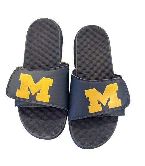 Adam Shibley Michigan Football Team Issued Slides with 