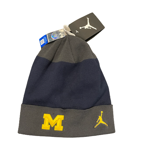 Adam Shibley Michigan Football Team Issued Beanie Hat - New with Tags