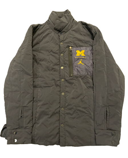 Adam Shibley Michigan Football Team Issued "Premium" Jacket (Size XL)