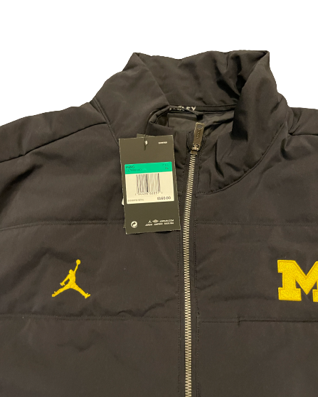 Adam Shibley Michigan Football Team Issued "Premium" Quarter-Zip Jacket (Size XL) - New with Tags