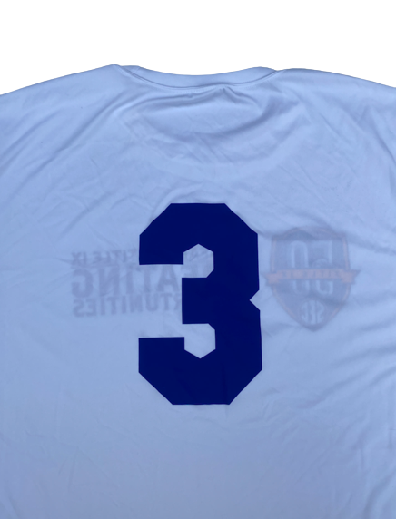 Garrett Milchin Florida Baseball Team Issued SEC Batting Practice Shirt with Number on Back (Size XL)