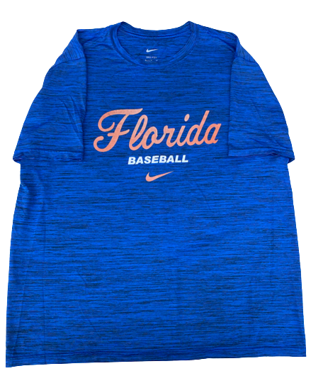 Garrett Milchin Florida Baseball Team Issued Practice Shirt with Number on Back (Size XL)