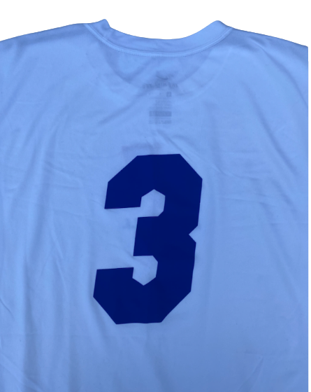 Garrett Milchin Florida Baseball Team Issued Practice Shirt with Number on Back (Size L)