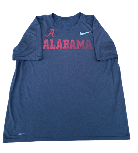 Kaylee Tow Alabama Softball Team Issued Workout Shirt (Size 2XL)