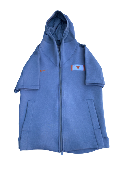 Jase Febres Texas Basketball Team Exclusive Short Sleeve Travel Jacket (Size LT)