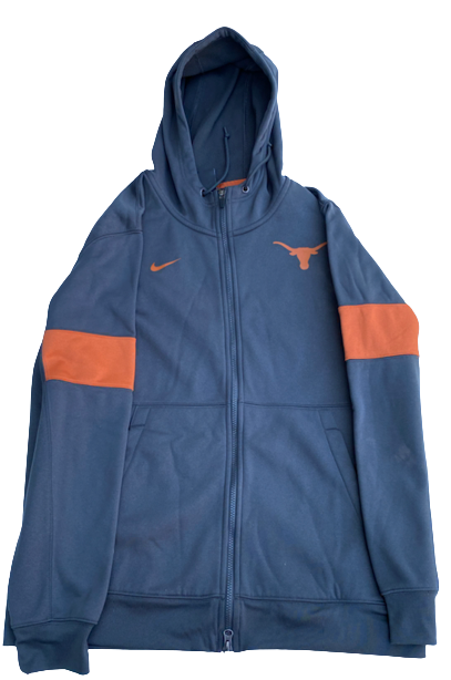 Jase Febres Texas Basketball Team Issued Jacket (Size L)