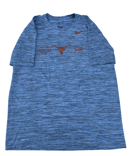 Jase Febres Texas Basketball Team Issued Workout Shirt (Size XL)