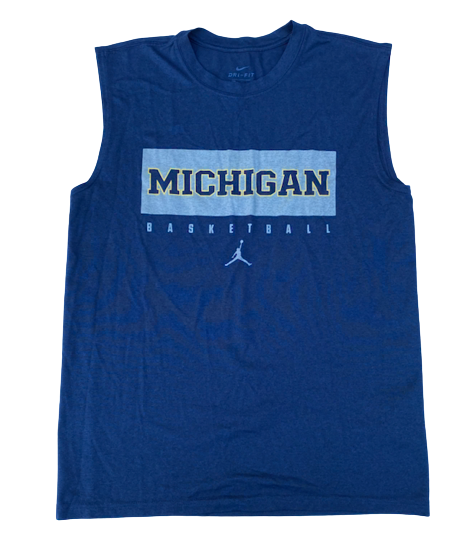 Priscilla Smeenge Michigan Basketball Team Issued Workout Tank (Size M)