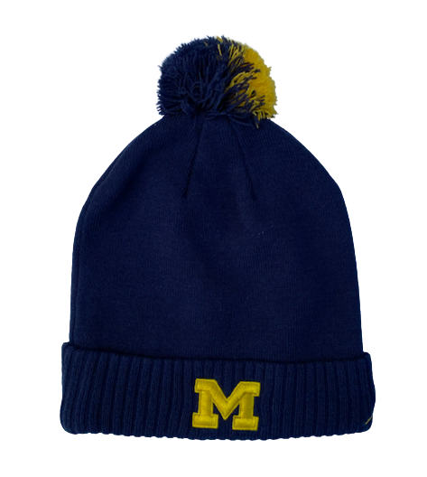 Priscilla Smeenge Michigan Basketball Team Issued Beanie Hat