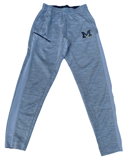 Priscilla Smeenge Michigan Basketball Team Issued Sweatpants (Size LT)