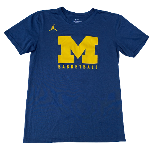 Priscilla Smeenge Michigan Basketball Team Issued Workout Shirt (Size S)