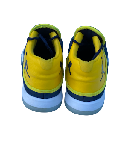 Priscilla Smeenge Michigan Basketball Player Exclusive Jordan SuperFly Shoes (Size Men&