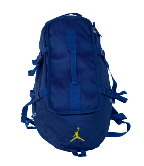 Priscilla Smeenge Michigan Basketball Team Issued Jordan Travel Backpack