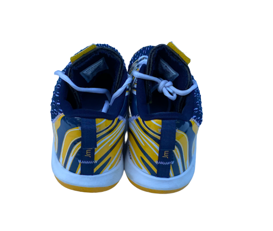 Priscilla Smeenge Michigan Basketball Player Exclusive Jordan CP3 Shoes (Size Men&
