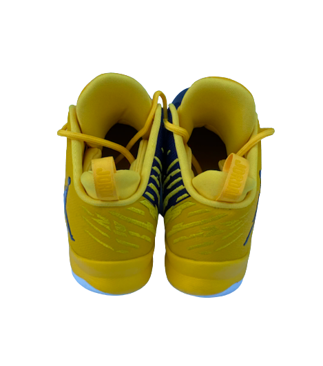 Priscilla Smeenge Michigan Basketball Player Exclusive Jordan Shoes (Size Men&