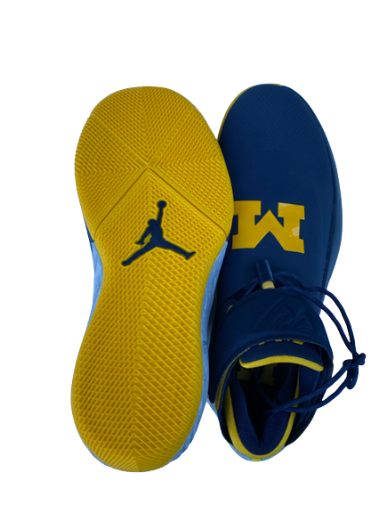 Priscilla Smeenge Michigan Basketball Player Exclusive Jordan Westbrook Shoes (Size Men&
