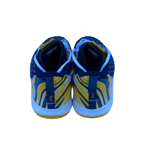 Priscilla Smeenge Michigan Basketball Player Exclusive Jordan CP3 Shoes (Size Men&