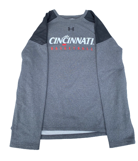 Nysier Brooks Cincinnati Basketball Team Issued Crewneck Sweatshirt (Size 2XL)