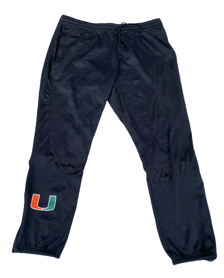 Nysier Brooks Miami Basketball Team Issued Sweatpants (Size 2XL)
