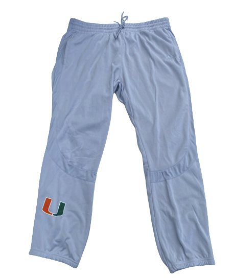 Nysier Brooks Miami Basketball Team Issued Sweatpants (Size 2XL)