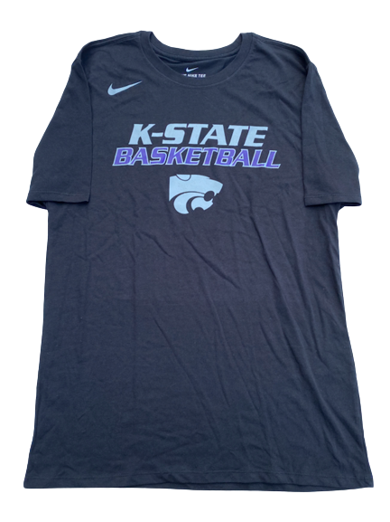 Mike McGuirl Kansas State Basketball Team Issued Workout Shirt (Size L)