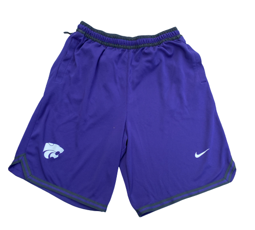 Mike McGuirl Kansas State Basketball Team Exclusive Shorts (Size XLT)