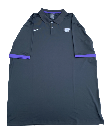 Mike McGuirl Kansas State Basketball Team Issued Polo Shirt (Size XLT)